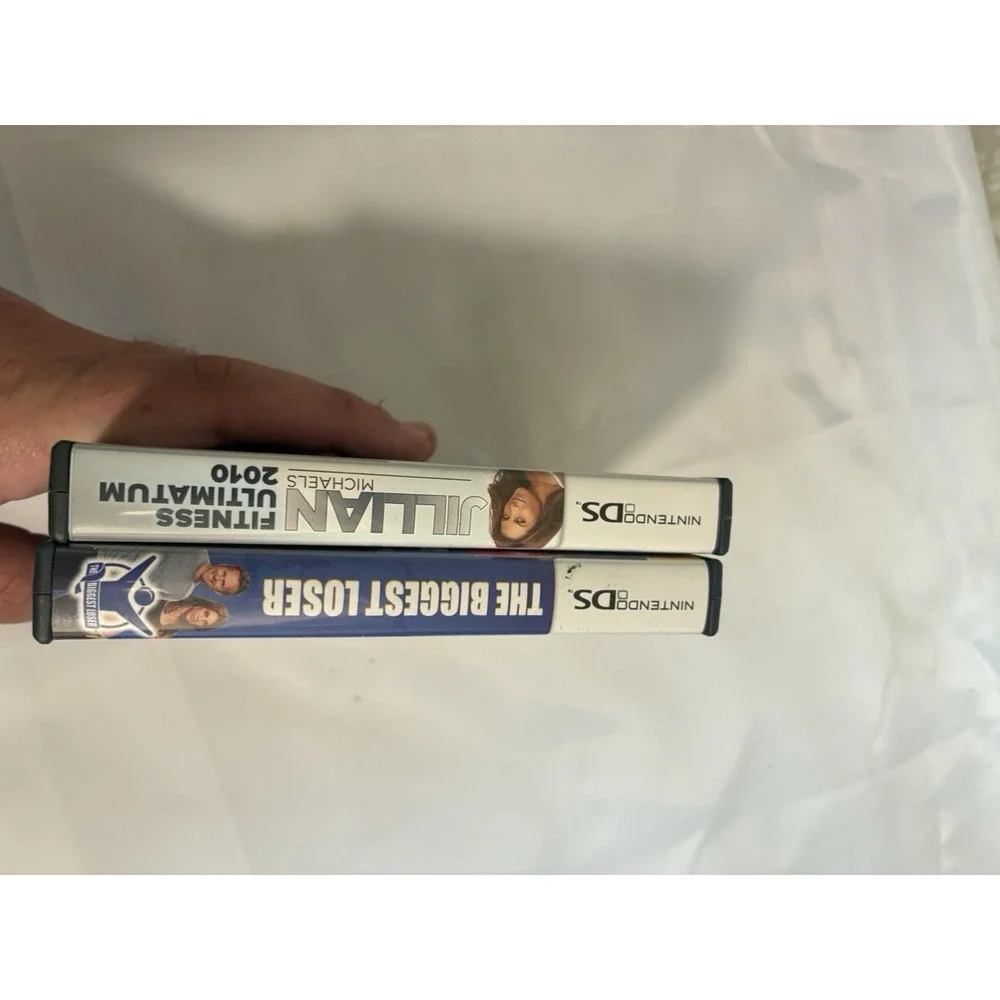 Lot Of 2 Nintendo DS Games The Biggest LOSER &Jillian Michael's Fitness 2010